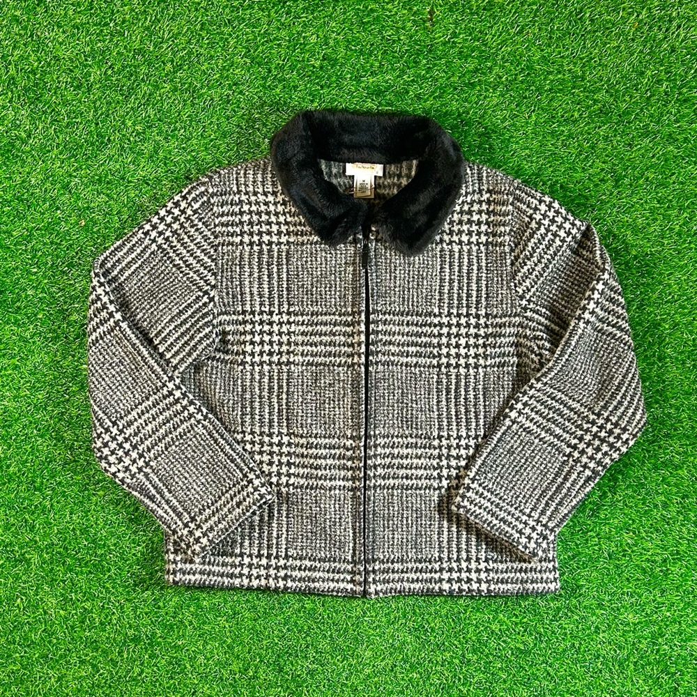 Vintage 90’s Talbots b&w jacket